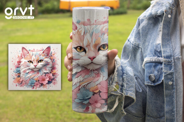 Petal Purrfection Tumbler