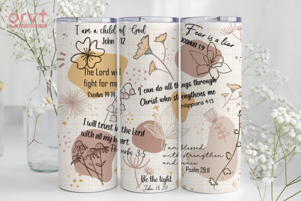 Blossom of Faith Tumbler - Image 2