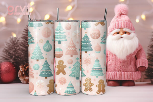 Gingerbread Pastel Delight Tumbler - Image 2