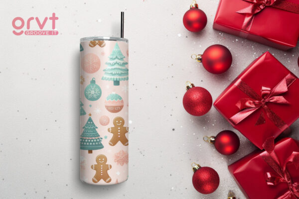 Gingerbread Pastel Delight Tumbler