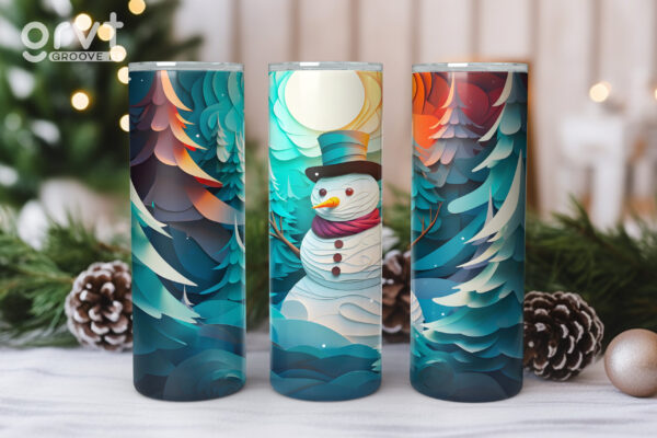 Frosty Moonlit Enchantment Tumbler - Image 2